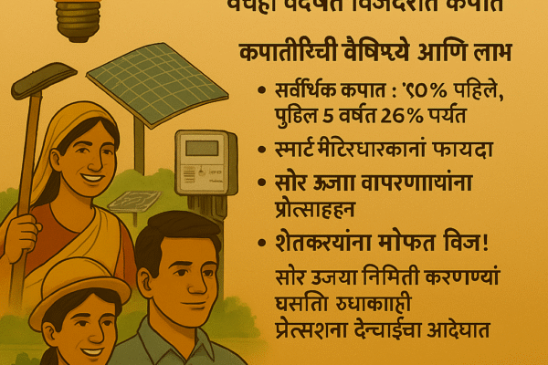राज्यातील वीज ग्राहकांसाठी ‘अच्छे दिन’; पहिल्यांदाच पाच वर्षांत दर कमी होणार! Swarajyatimesnews