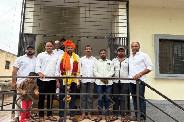 डिंग्रजवाडीच्या सरपंचपदी प्रगतशील शेतकरी प्रसाद गव्हाणे यांची बिनविरोध निवड Swarajyatimesnews
