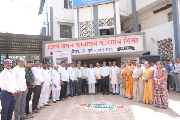 पुणे जिल्ह्यासाठी कोरेगाव भीमा ‘पथदर्शी’! कचरा प्रकल्पापासून डिजिटल सेवेपर्यंत ‘आदर्श ग्राम’ ठरेल – सीईओ गजानन पाटील Swarajyatimesnews